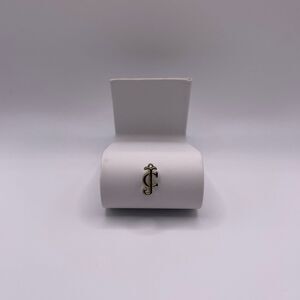 Juicy Couture Women’s Gold JC Initial Logo Necklace Pendant Charm